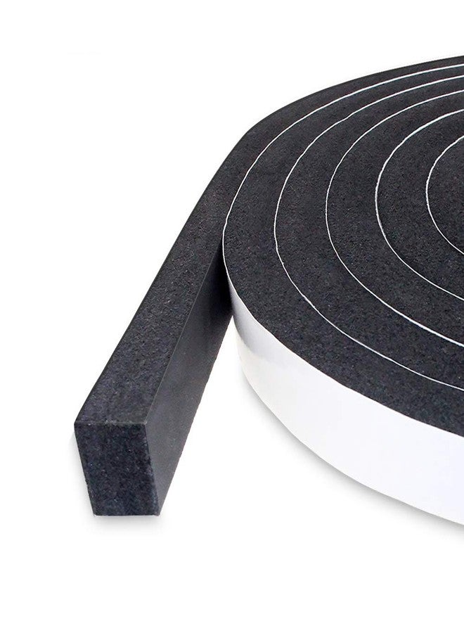 DGSL Foam Insulation Tape self Adhesive,Weather Stripping for Doors and Windows,Sound Proof soundproofing Door Seal,Weatherstrip,Pipe Cooling, Air Conditioning Seal Strip (W:2In xT: 2/5In XL: 6.5Ft) - Image 1